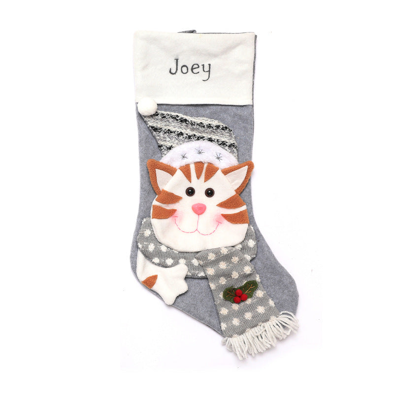 Christmas Pet Pendants & Gift Bags - Holiday Decoration for Dogs & Cats
