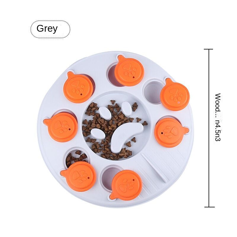 Interactive Slow Feeder Dog Bowl - Puzzle Toy for Mental Stimulation