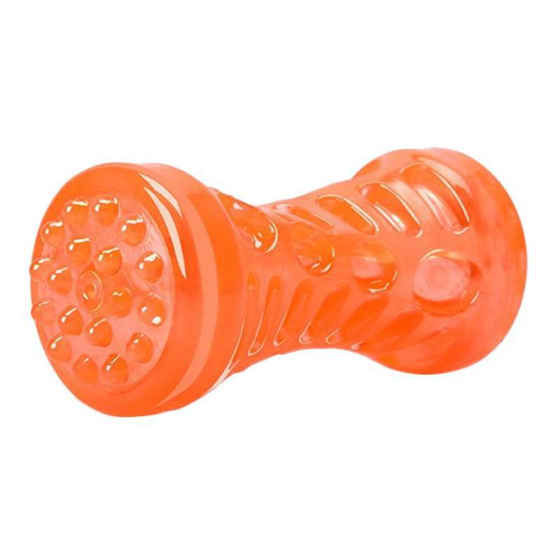 Large Dog Rubber Bone Toy - Bite-Resistant Teeth Cleaning Chew