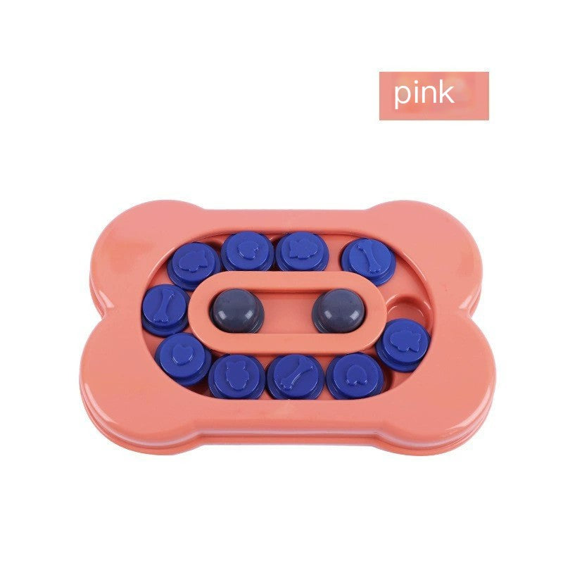 Interactive Slow Feeder Dog Bowl - Puzzle Toy for Mental Stimulation