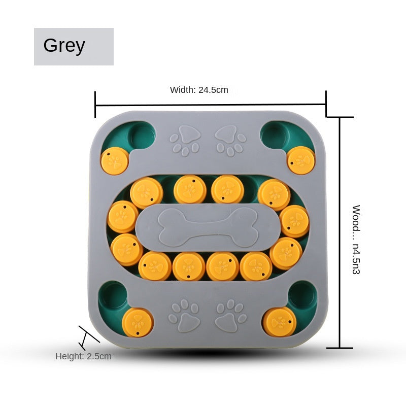 Interactive Slow Feeder Dog Bowl - Puzzle Toy for Mental Stimulation