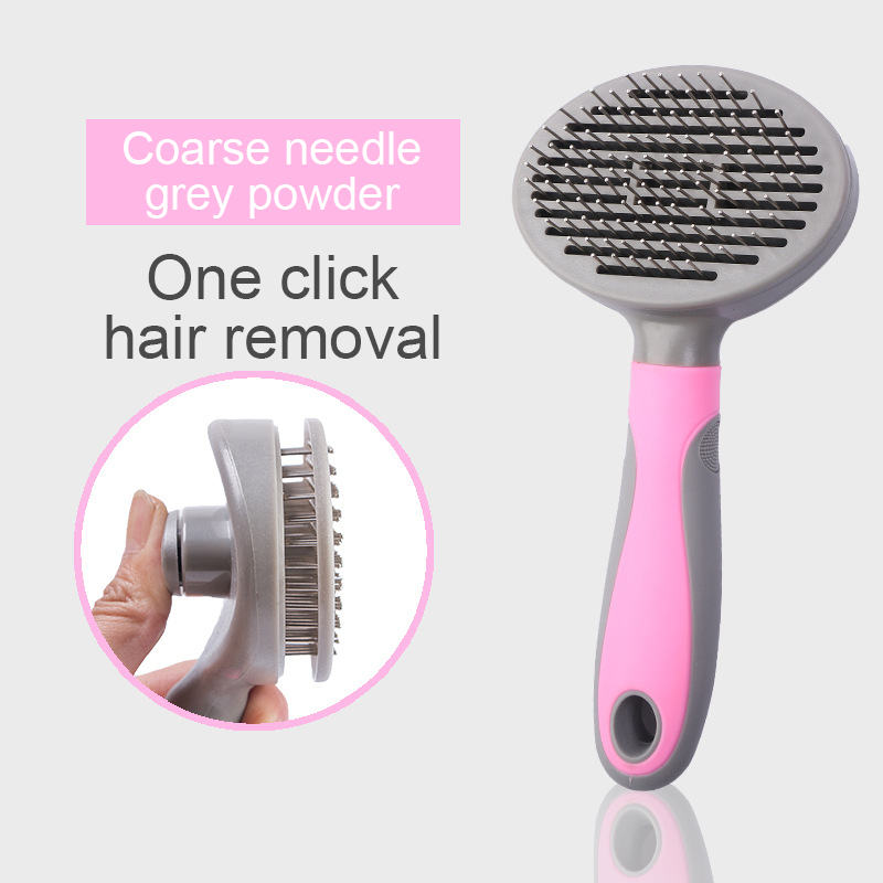 Pet Grooming Slicker Brush - Deshedding Comb for Dogs & Cats
