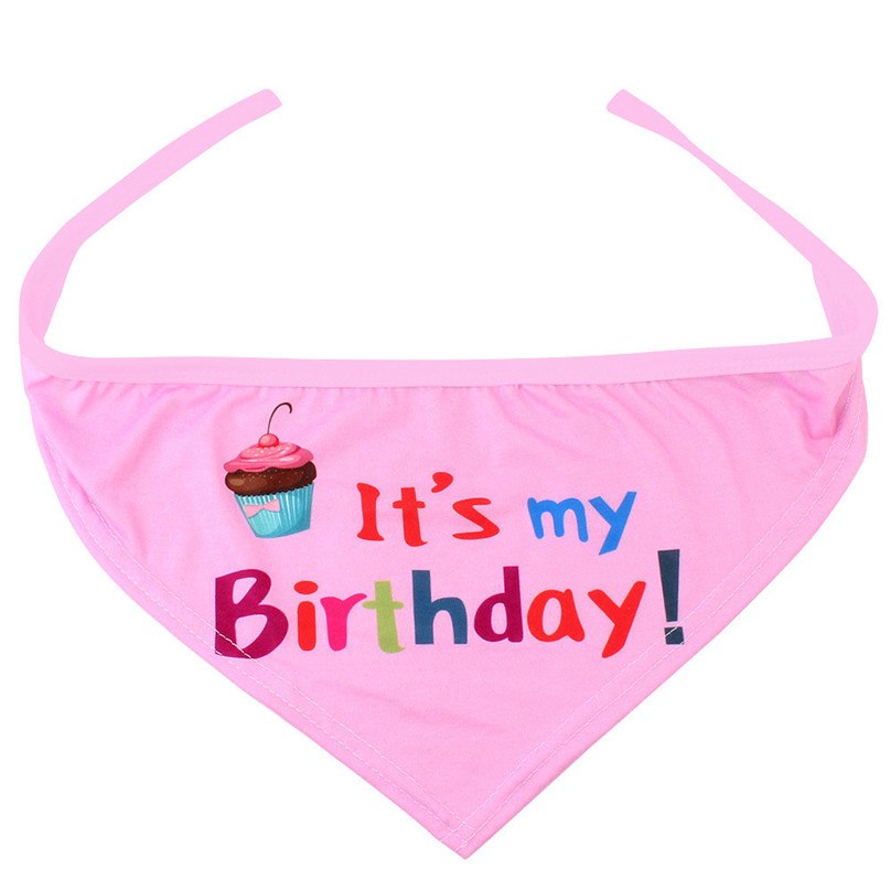 Pet Birthday Party Hat & Tie Costume - Headwear for Dogs & Cats