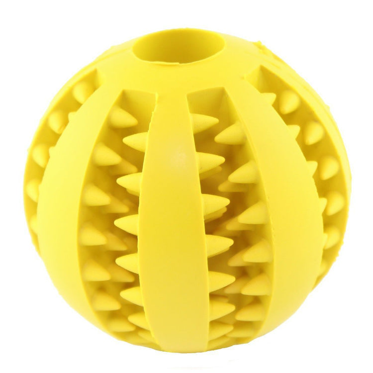 Durable Rubber Bouncing Chew Ball for Pets - Interactive Fetch Toy
