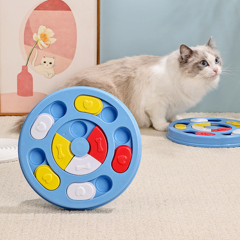 Interactive Slow Feeder Dog Bowl - Puzzle Toy for Mental Stimulation