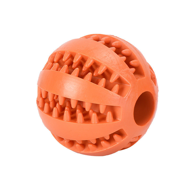 Durable Rubber Bouncing Chew Ball for Pets - Interactive Fetch Toy