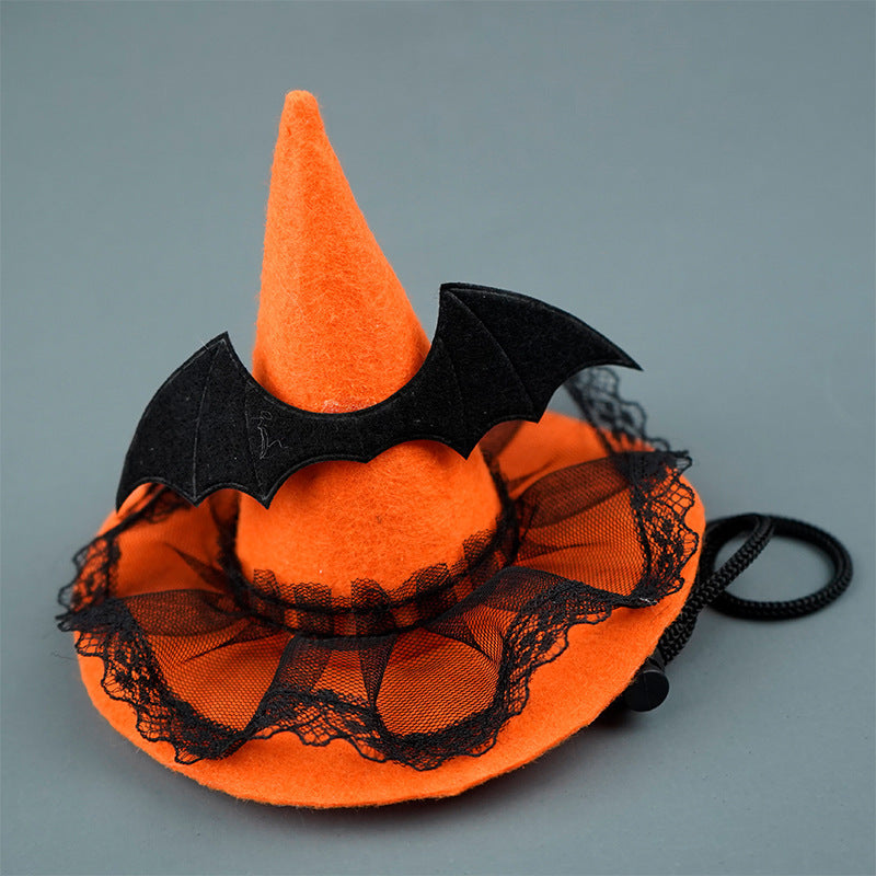 Pet Dog Cat Halloween Hat Creative Pumpkin Devil Spider Costume for Pets