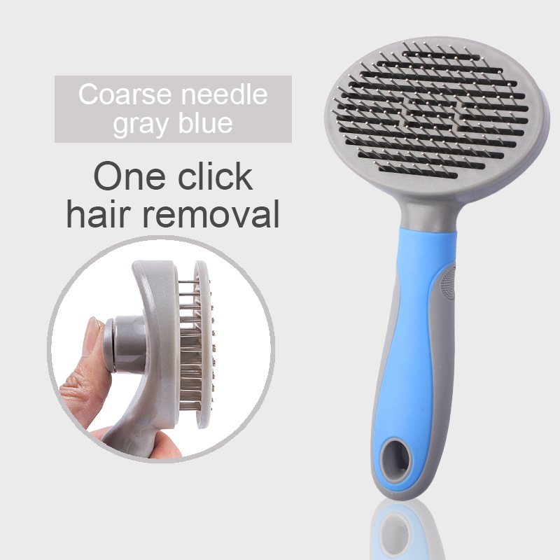 Pet Grooming Slicker Brush - Deshedding Comb for Dogs & Cats