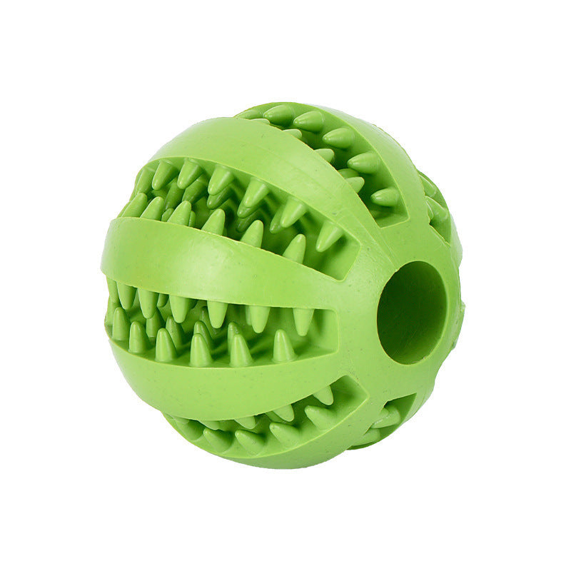 Durable Rubber Bouncing Chew Ball for Pets - Interactive Fetch Toy