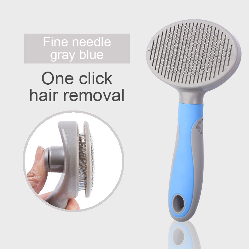 Pet Grooming Slicker Brush - Deshedding Comb for Dogs & Cats