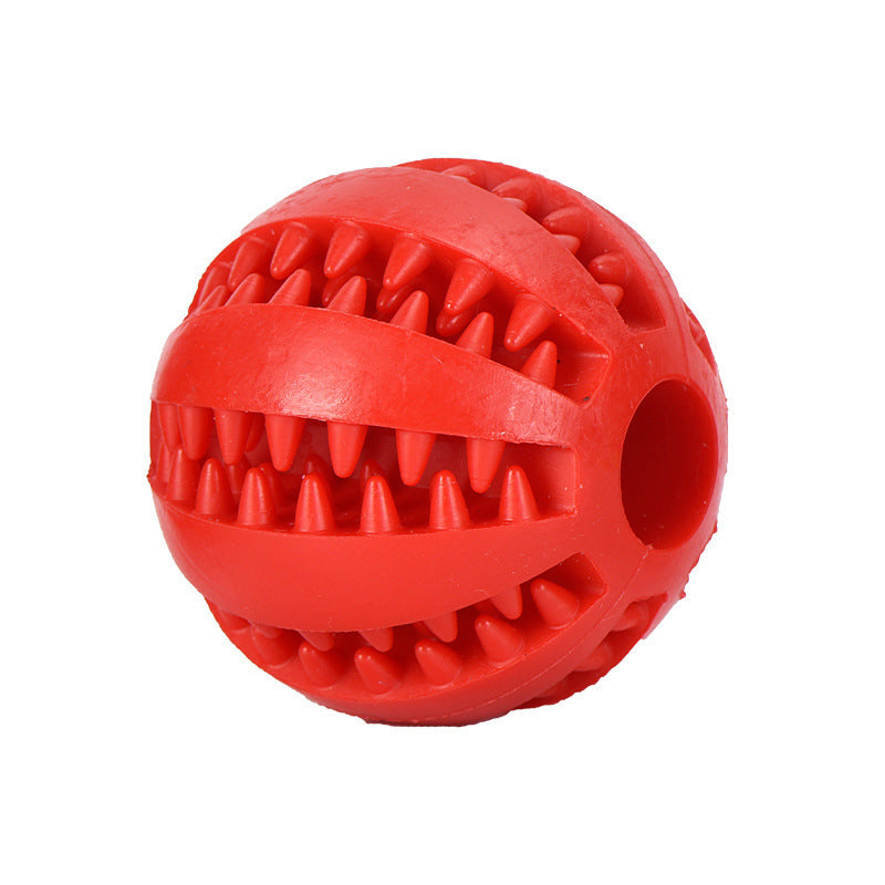 Durable Rubber Bouncing Chew Ball for Pets - Interactive Fetch Toy