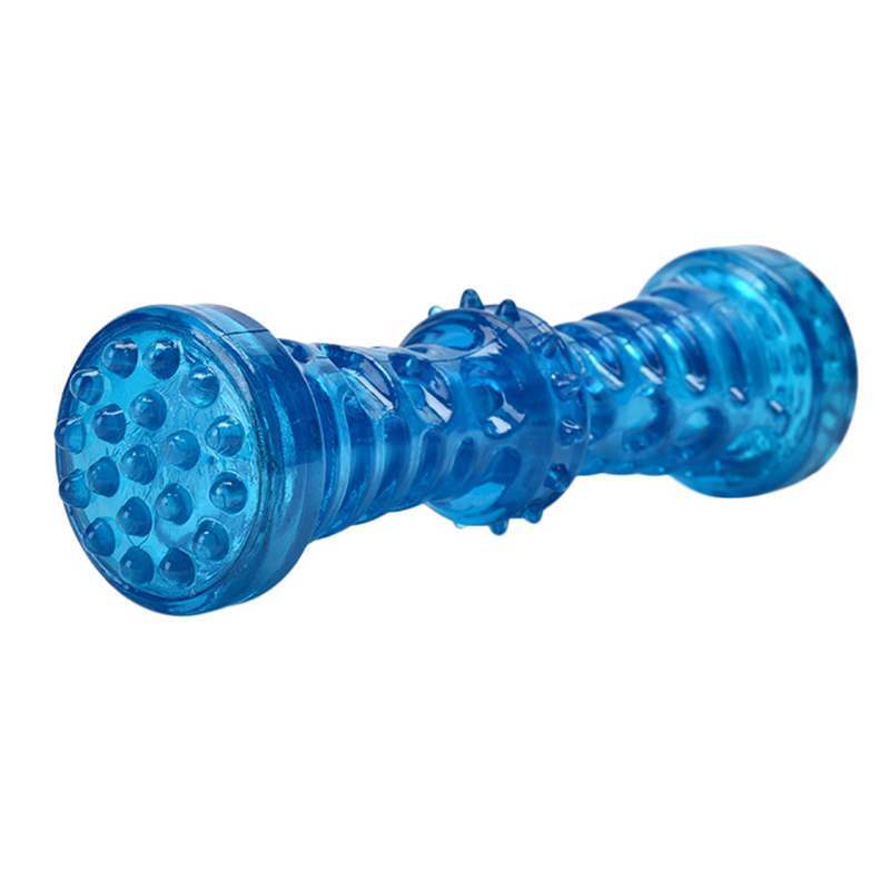 Large Dog Rubber Bone Toy - Bite-Resistant Teeth Cleaning Chew
