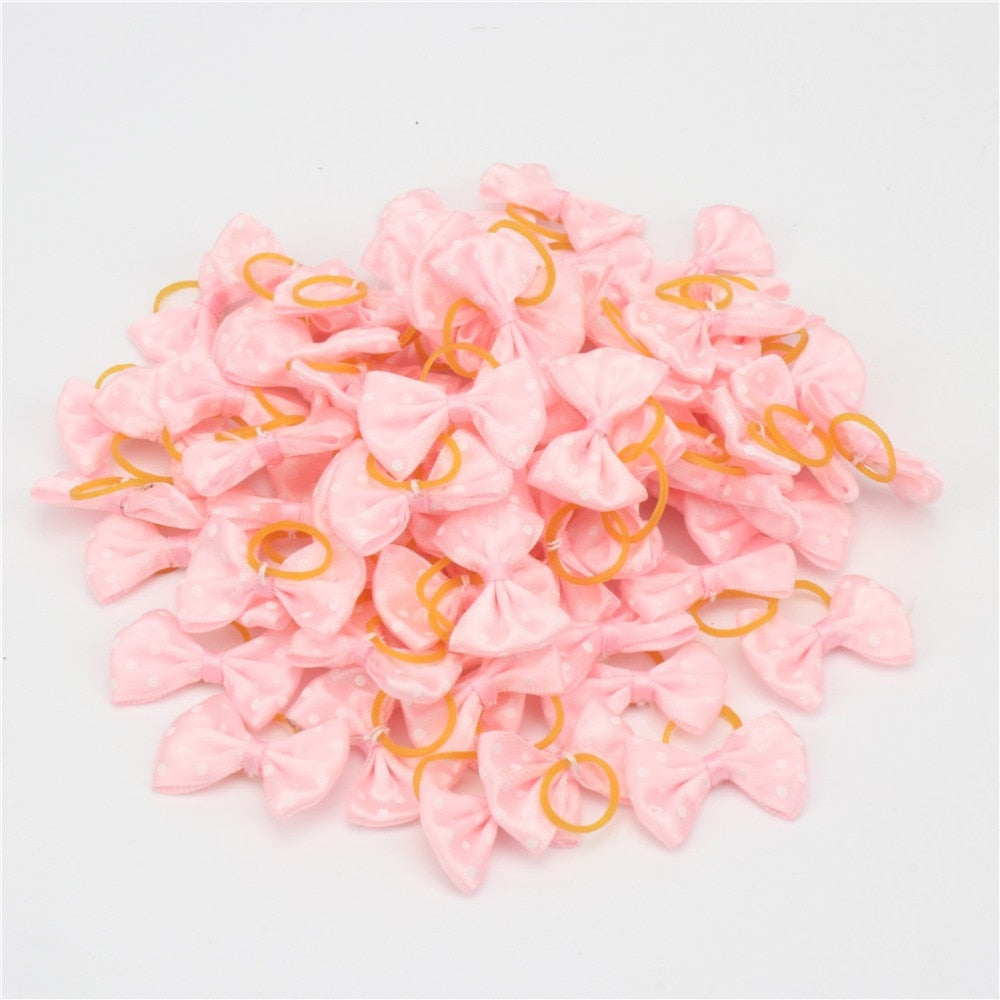PipiFren Small Dogs Grooming Bows Hair Yorkshire Accessories For Pets Supplies Hair Clips Grooming Table Bows honden strikjes