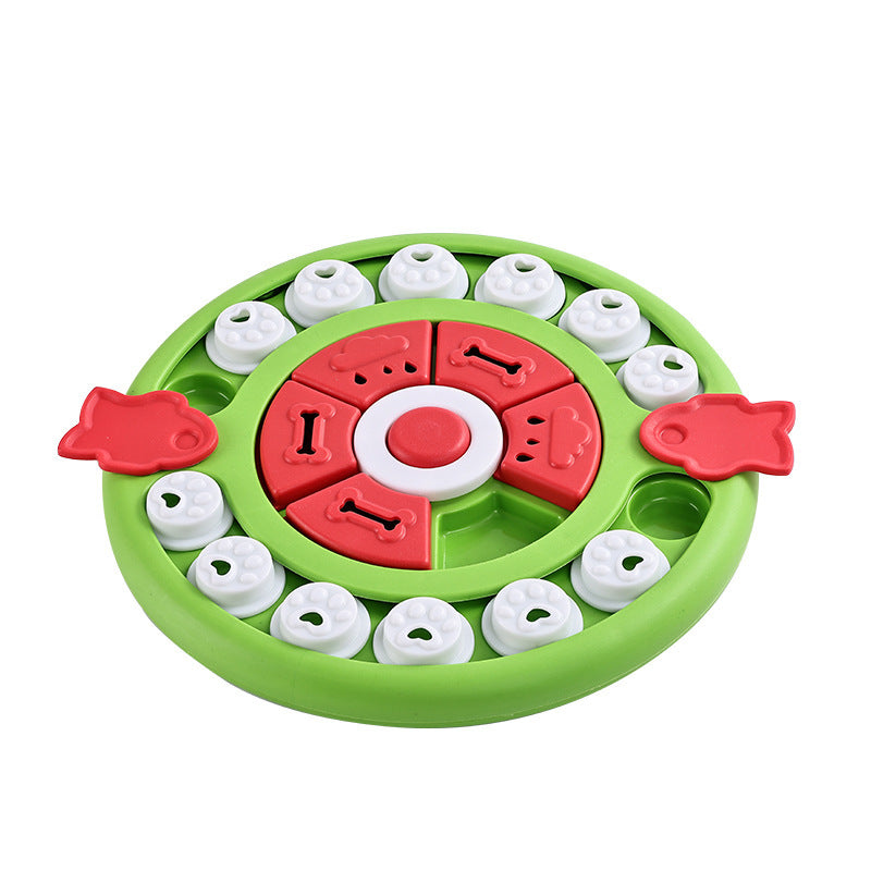 Interactive Slow Feeder Dog Bowl - Puzzle Toy for Mental Stimulation