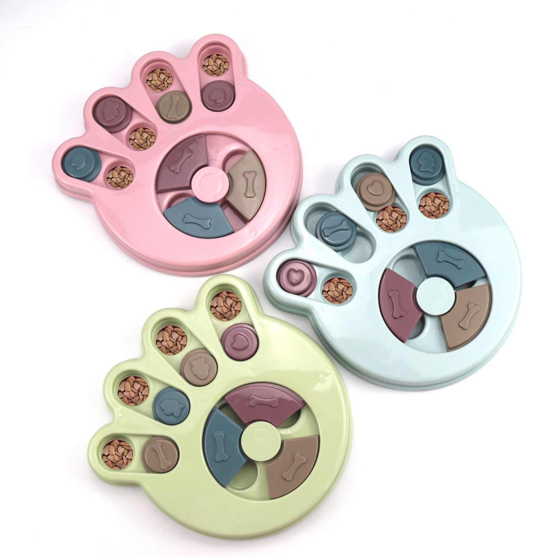 Interactive Slow Feeder Dog Bowl - Puzzle Toy for Mental Stimulation
