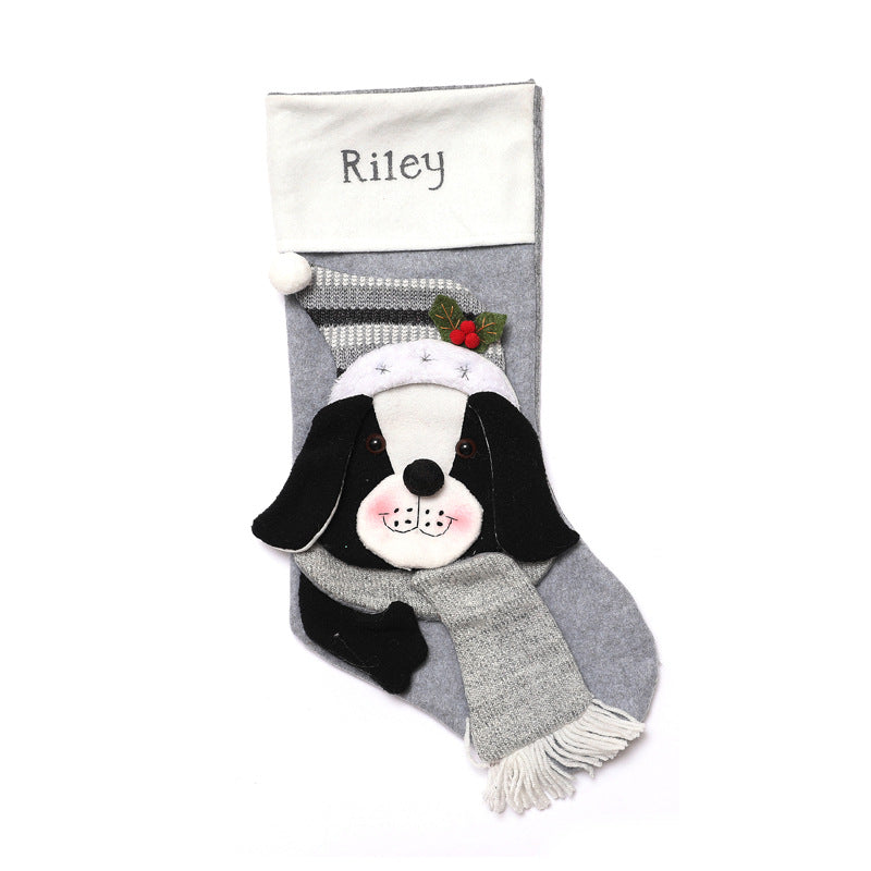 Christmas Pet Pendants & Gift Bags - Holiday Decoration for Dogs & Cats