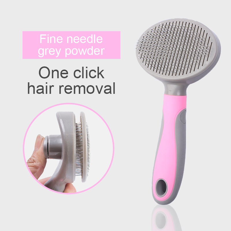 Pet Grooming Slicker Brush - Deshedding Comb for Dogs & Cats