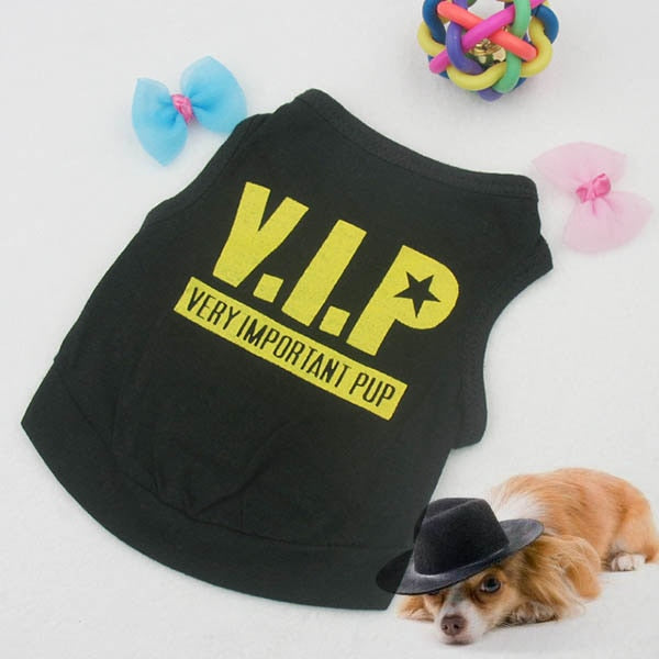 VIP Dog T-Shirt - Lightweight Summer Pet Tee