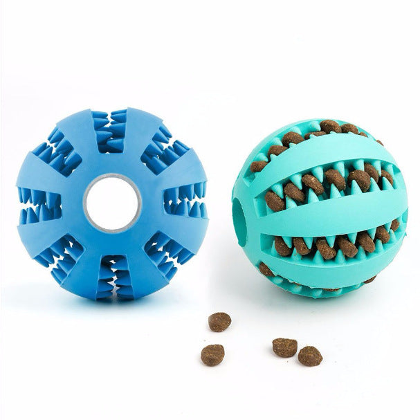 Durable Rubber Bouncing Chew Ball for Pets - Interactive Fetch Toy
