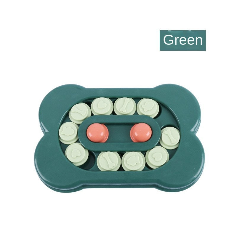 Interactive Slow Feeder Dog Bowl - Puzzle Toy for Mental Stimulation
