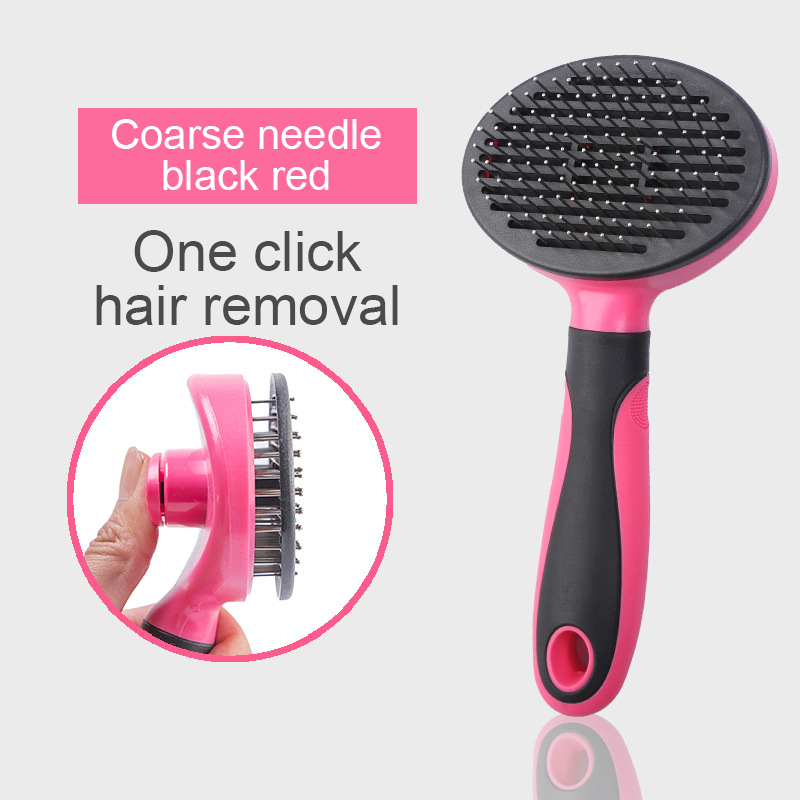 Pet Grooming Slicker Brush - Deshedding Comb for Dogs & Cats