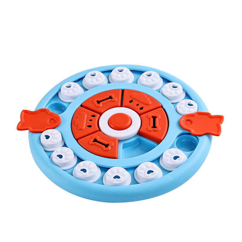 Interactive Slow Feeder Dog Bowl - Puzzle Toy for Mental Stimulation