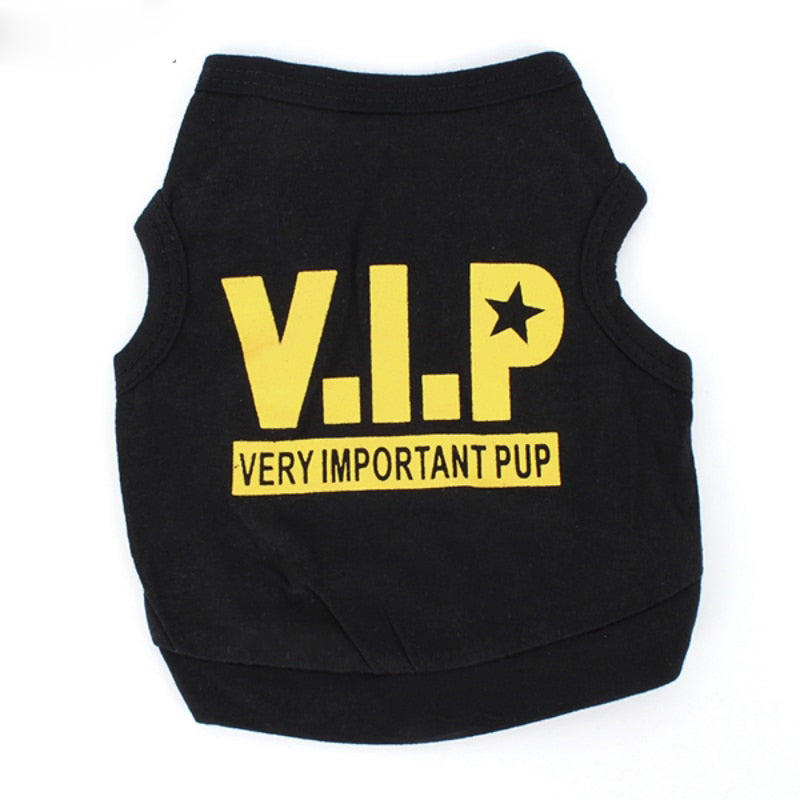 VIP Dog T-Shirt - Lightweight Summer Pet Tee