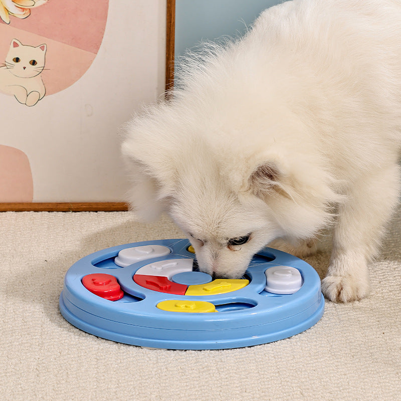 Interactive Slow Feeder Dog Bowl - Puzzle Toy for Mental Stimulation