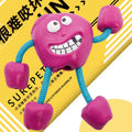 Smile Dog Rubber Ball Toy - Molar Teeth Chew for Large & Medium Dogs